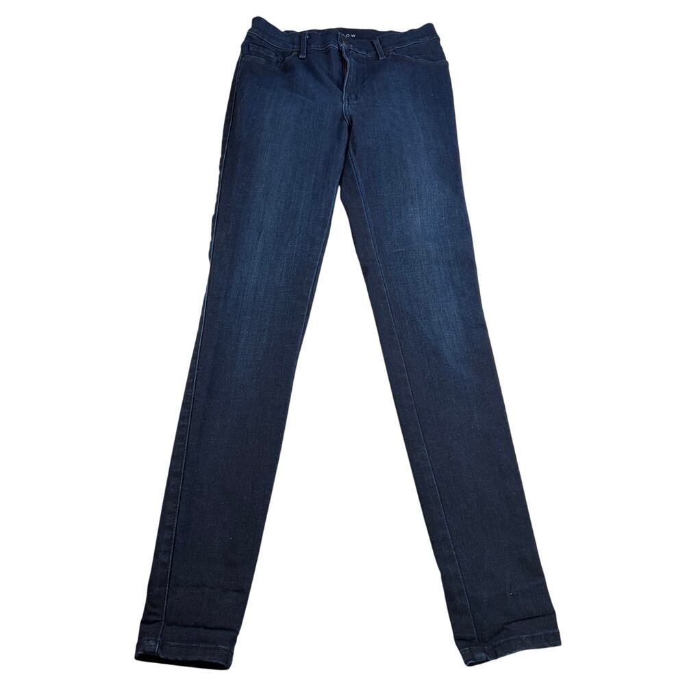 Mott & Bow womens dark rinse high rise skinny jeans.  Size 27.